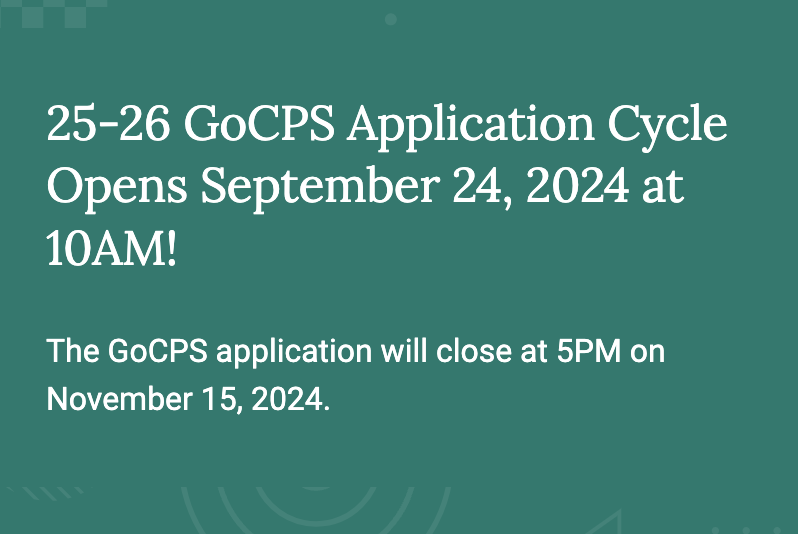 CPS Application Dates for K-9th grade 2025-2026 School Year Announced ...